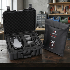 Anti Static 1000D Nylon UAV Component Case Faraday <b>Drone</b> Signal Blocking Bag Thermal Battery Storage Pouch <b>Quadcopter</b> UAV - Product Image 2