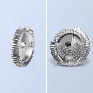 Bomba de Ar Regenerativa de Anel Vortex de Estágio Único para Aerador de Oxigênio para Tanques de Peixes em Aquicultura de Pequena Escala - Product Image 5