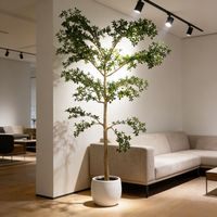 Premium Hochwertiger 9' Künstlicher Schwarzer Olivenbaum Moderne Wohnmöbel Ausstellungsraum-Dekoration Realistische Künstliche Shady Lady Olivenbäume