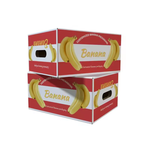 Recycled Corrugated Paper <strong>Box</strong> for Nice <strong>Fruit</strong> Storage Glossy Lamination for Apple and Banana <strong>Packing</strong> &amp; Feeding <strong>Fruit</strong> Carton - Product Image 1