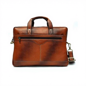 Bolso Bandolera para Portátil de Cuero Genuino Ecológico, Estilo Clásico Moderno Coreano, Casual, Impermeable, Ligero, Gran Capacidad - Product Image 5