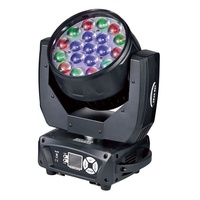 Projecteur de lumière à tête mobile, éclairage led mac aura 19x15w 4 en 1 lavage avec faisceau lavage pour scène dj