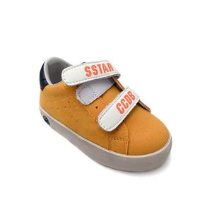 Colección de otoño Venta al por mayor Zapatillas de deporte de cuero de diseñador personalizado para niños y niñas Zapatos deportivos de lujo para niños con suela de goma - Product Image 4