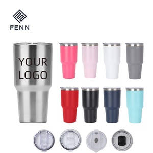 FENN Custom Stanleyyem Cup 20OZ <span class=keywords><strong>Taza</strong></span> de viaje portátil de <span class=keywords><strong>acero</strong></span> <span class=keywords><strong>inoxidable</strong></span> Vaso con tapa Vaso Aislado Gobelet Isotherme - Product Image 1