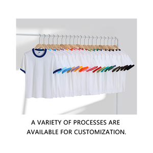 Camiseta Clásica Casual de Algodón 100% para Hombre, Corte Ajustado, Estampado Digital, Ribete en Contraste, Estilo New Jersey para Padres e Hijos - Product Image 2