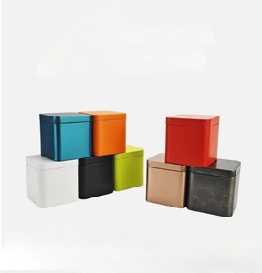 Tùy Chỉnh In 70*70*70Mm Vuông Hộp Thiếc Đồ Ăn Nhẹ Kẹo Jelly Bánh Mì Kẹp Trà Thực Phẩm Đồ Trang Sức Kim Loại Bao Bì Jar Lon Lưu Trữ - Product Image 3