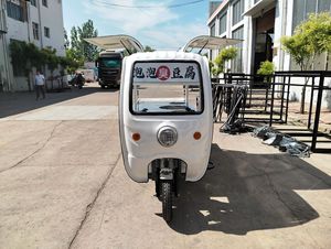 Carrito <span class=keywords><strong>de</strong></span> Comida Eléctrico <span class=keywords><strong>de</strong></span> 3 Ruedas <span class=keywords><strong>con</strong></span> Techo Abatible, <span class=keywords><strong>de</strong></span> Acero Inoxidable, Multiusos, para Venta Ambulante <span class=keywords><strong>de</strong></span> Snacks y Comida Rápida, Capacidad para 200 Unidades, 2 Años <span class=keywords><strong>de</strong></span> Garantía - Product Image 2