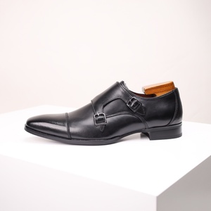 รองเท้าหนังแท้ผู้ชายไซส์ใหญ่แบบ Monk Shoes - สไตล์ลำลองธุรกิจแบบอังกฤษ สายรัดหัวเข็มขัด ระบายอากาศได้ดี กันลื่น ทนทาน เหมาะสำหรับใส่ทำงาน - Product Image 6