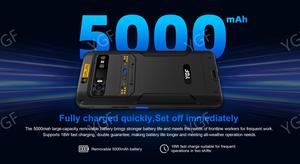 Ygf F35 Android cầm tay PDA mã vạch hàng tồn kho/Chứng Khoán công nghiệp NFC di động dữ liệu thiết bị đầu cuối 8GB RAM + 128GB Rom Octa-core 2.4GHz - Product Image 4