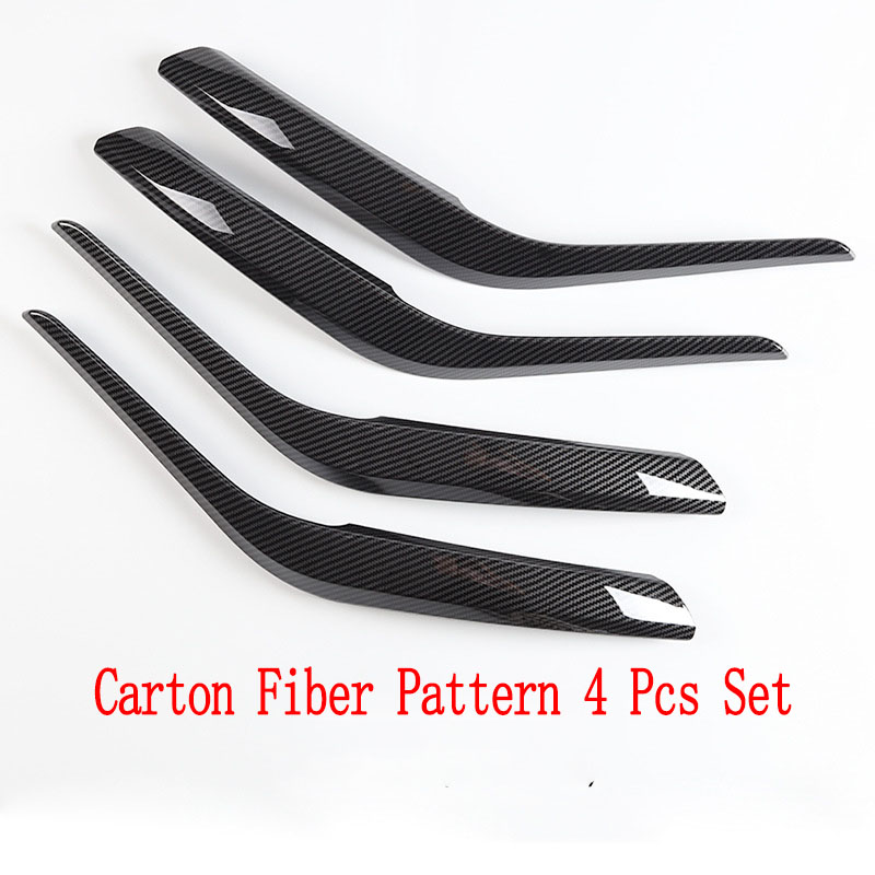 Set Black-4pcs carbonio