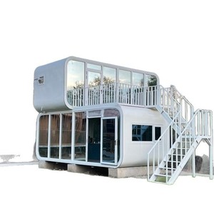 Casa Contenedor Moderna, Módulo de Vivienda Rectangular, Uso Hotelero, Grosor Estándar - Product Image 3