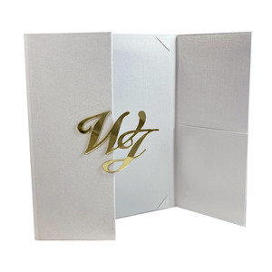 Letrero con Monograma de Letras Doradas en Espejo, Decoración Personalizada con Iniciales en Caligrafía para Bodas, Fiestas y Decoración de Habitaciones - Product Image 4