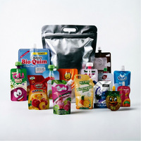 Sacs d'emballage alimentaire souples en plastique BOPP/VMPET/PE, imprimés sur mesure, thermoscellables, imperméables, avec fermeture éclair, pour snacks