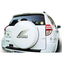 Autocollants de voiture pour roue de secours SUV en vente chaude, accessoires de voiture, autocollants de carrosserie, design de voiture pour Toyota rav4