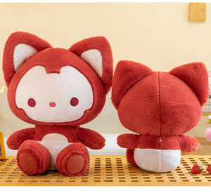Máquina de garra de dibujos animados, muñeco de zorro A Li, peluches de peluche suave, zorro bebé, Animal de peluche personalizado, juguete de zorro de peluche rojo grande y gordo - Product Image 6