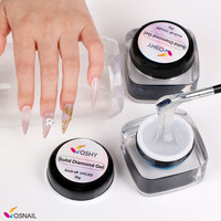 Gel de Construction UV 3D pour Sculpture d'Ongles, Vernis Nail Art Dissoluble, Colle Bijoux Strass, Gel Adhésif pour Décoration d'Ongles