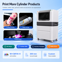 Imprimante Cylindrique UV Rotative à 360 Degrés Baysoon Nouvelle Génération, Epson I3200HD Entièrement Automatique et Portable pour Bouteilles, Tasses, Boîtes Personnalisables