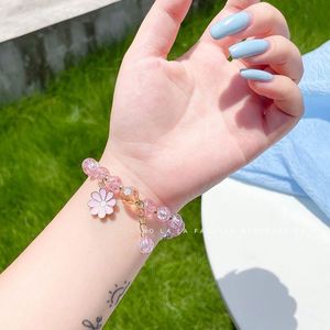 Nueva Pulsera Coreana con Flores de Margarita, Pulsera Bohemia con Cuentas de Cristal Coloridas, Pulsera Elástica Hecha a Mano, Joyería de Moda para Mujer - Product Image 3