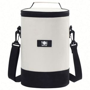 DAWN Oxford Cloth Neoprene Summer 2021 <b>Insulated</b> Cans with Zipper Closure Portable Design for Office Workers - Product Image 5