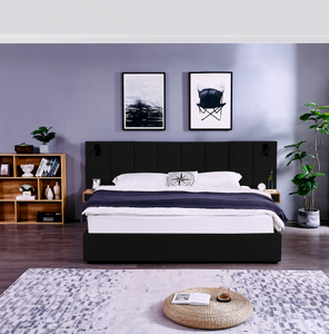 Modern Tufted Upholstered Storage <b>Bed</b> with Wooden <b>Frame</b> Fabric Bedroom Furniture Set for Girls-Full <b>Queen</b> <b>Size</b> Includes Drawers - Product Image 5