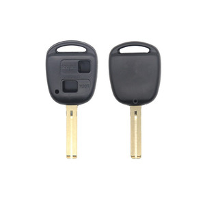 Carcasa de repuesto de llavero de coche de latón de alta calidad con frecuencia de 2 botones - Product Image 1