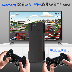 PAP1 <span class=keywords><strong>32</strong></span>비트 레트로 게임 콘솔 가족용 TV 미니 게임 박스 내장 5200 게임 PS1 게임 에뮬레이터 4K HD 출력 지원 선물 - Product Image 4