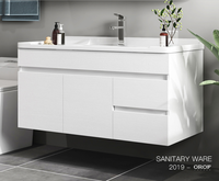 Trlife Petits meubles de rangement blancs pour cuisine et salle de bain, menuiserie, placage naturel, tambour, mélamine, carcase en MDF pour l'hôtellerie