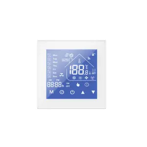 Programmable Touch Screen Water Floor Heating Smart Digital Room Thermostat voice control work with Alexa and Google