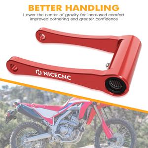 Kit de enlace de descenso de aluminio anodizado NiceCNC 1,75 para Honda <span class=keywords><strong>CRF300L</strong></span> RALLY 2021 2022 <span class=keywords><strong>2023</strong></span> 2024 #52475-K1T-E10 - Product Image 3