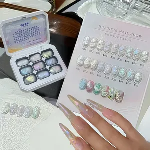 Nuevo Gel de Uñas Sólido Popular de 9 Colores, Gel de Textura Gradual Dream, Gel de Terapia de Luz UV y LED, DIY de Uñas, Arte de Uñas - Product Image 4