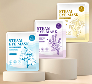 Masque oculaire auto-<span class=keywords><strong>chauffant</strong></span> à la vapeur, patchs chauffants, masque de sommeil 30 min pour soulager les yeux secs, jetable, lavande, camomille, OEM personnalisé - Product Image 1