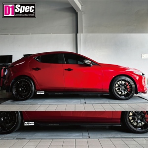 Juego de pinzas de freno de alto rendimiento con control avanzado, rojas y ranuradas, de 330 mm, para vehículos sedán de tamaño mediano, BMW E90 F30. - Product Image 6