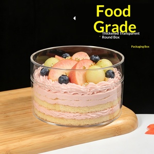 Boîte à gâteau mousse ronde de qualité supérieure, souvenir alimentaire, boîte vide, coffret cadeau fleur éternelle pour la fête des enseignants - Product Image 2