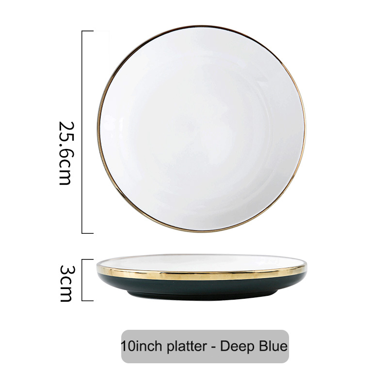10 inch platter white