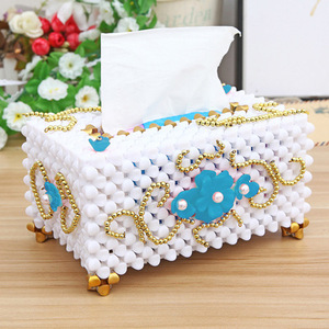 Aomiao's Mystery Beaded Tissue Box <b>Kit</b> Acrylic Loose Beads European Style <b>DIY</b> Craft Spring 2024 Yiwu Origin - Product Image 2