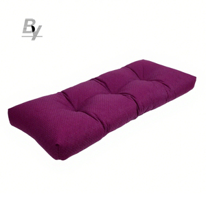 Cojín Impermeable para Banco de Exterior con Protección Solar, Desmontable, Lavable, Antiácaros, Soporte Lumbar, 100% Poliéster Espuma - Product Image 4