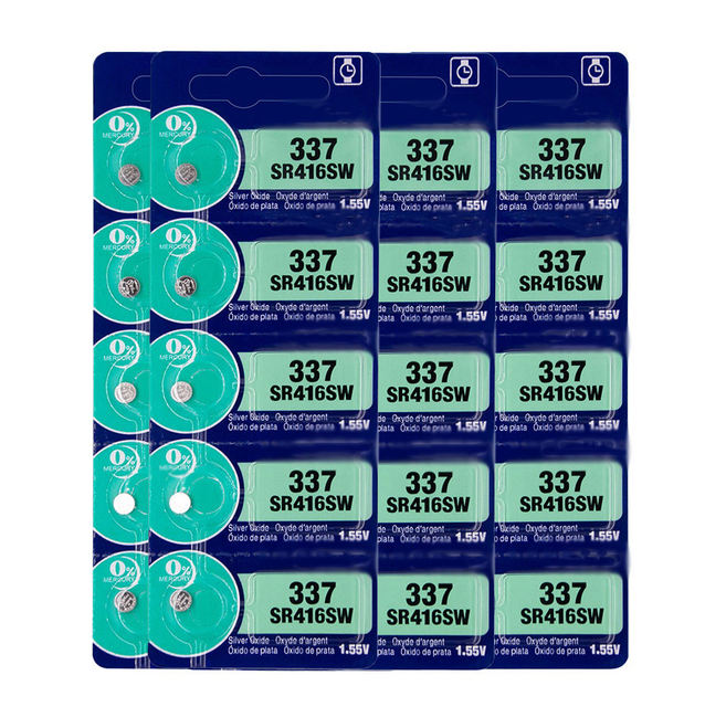SR626SW/SR521SW/SR621SW/SR927SW/SR416SW 1.55V Watch Battery Hot Selling