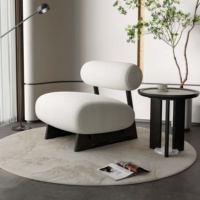 Fauteuil individuel moderne en teck doré, éco-responsable, design, pour hôtel, salle à manger, villa, salon