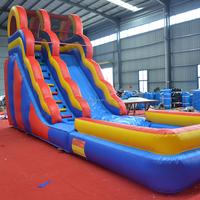 Maison de rebond de toboggan gonflable pour adultes et enfants