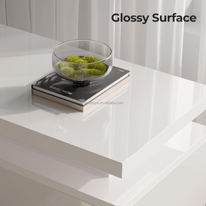 Muebles de <span class=keywords><strong>sala</strong></span> de estar de lujo, mueble de TV de madera, chimenea <span class=keywords><strong>eléctrica</strong></span> moderna con soporte de TV de mármol MDF - Product Image 4