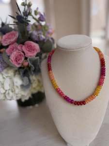 <span class=keywords><strong>Collana</strong></span> di Perline a Rondella in Quarzo Colori Misti Personalizzabile 7-8mm, <span class=keywords><strong>Collana</strong></span> con Gemme Arcobaleno Effetto Disco, Gioielli in Pietra Naturale Liscia, Regalo <span class=keywords><strong>per</strong></span> <span class=keywords><strong>Lei</strong></span> - Product Image 2