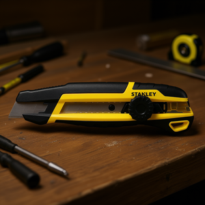 Cuchillo Multiusos Stanley de 18 mm con Rueda y Sistema de Rotura de Cuchillas para Tareas de Corte - Product Image 3