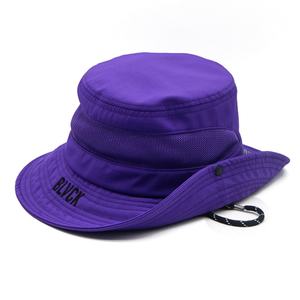 High Quality <b>Womens</b> Breathable Foldable Embroidered Sunshade <b>Bucket</b> <b>Hats</b> Custom Purple <b>Bucket</b> <b>Hat</b> with String - Product Image 6