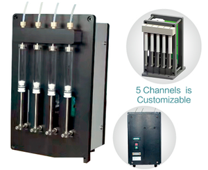 Pompe à seringue synchrone industrielle multi-canaux OEM Huiyu MSP60 avec boîtier de communication intégré, haute pression 0,68 MPa - Product Image 1