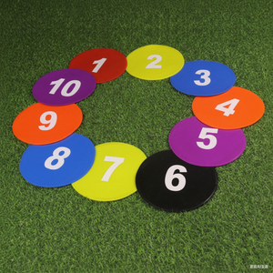 Tapis de sol numérique sensoriel en PP pour l'extérieur, unisexe, pour enfants de 5 ans et plus, équipement de centre de formation, design coloré et numéroé, plat - Product Image 1