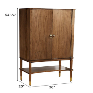 Mueble Bar Moderno Hecho a Mano <span class=keywords><strong>de</strong></span> <span class=keywords><strong>Madera</strong></span> con Encimera <span class=keywords><strong>de</strong></span> Mármol y Acabado Negro <span class=keywords><strong>para</strong></span> el Hogar, Villa o Comedor - Product Image 4