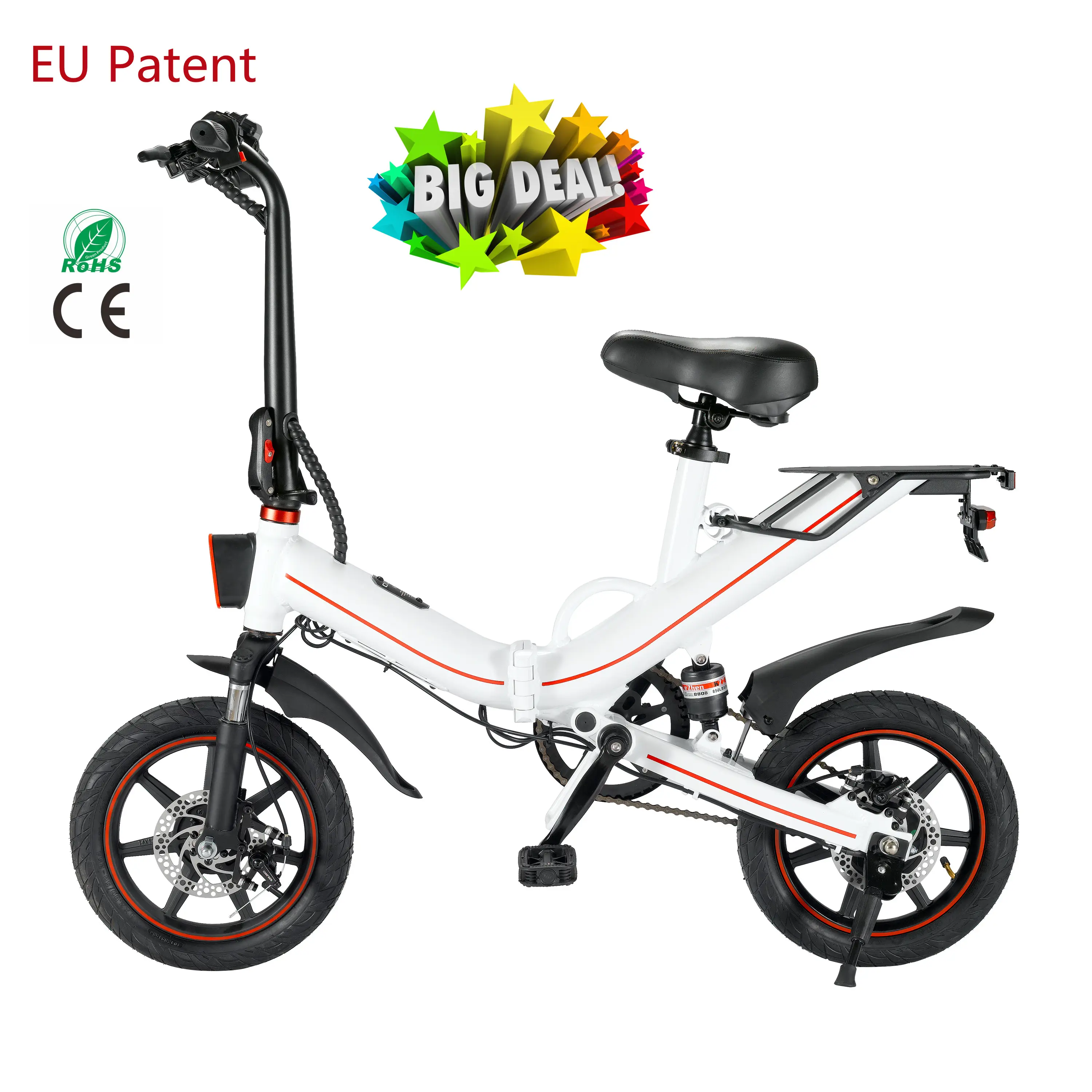 16インチ大人用電動自転車EU USA倉庫から購入ouxi自転車電動自転車35km/h速度70km範囲レトロ電動自転車