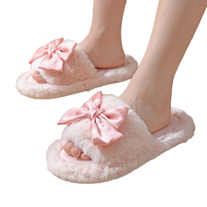 Nouveauté 2026 : Chaussons doux en fourrure pour femmes et hommes, chauds, pour l'automne et l'hiver, usage intérieur, semelle extérieure antidérapante en EVA, anti-odeur, doublure en coton doux - Product Image 1
