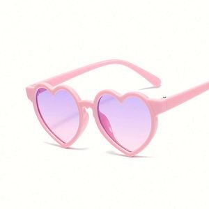 Gafas de Sol Infantiles de Moda 2022, Lindas, Color Rosa y Morado, para Niños y Niñas, con Forma de Corazón, Color Caramelo - Product Image 6