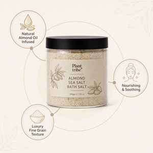 Sel de Bain à l'Amande et au Sel Marin, Exfoliant Naturel, Nourrissant, Hydratant, Relaxant, Sel de Bain SPA - Product Image 2